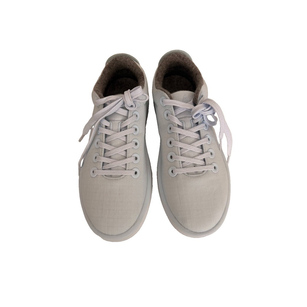 Allbirds Wool Piper Womens Shoes Sz 7 W Lace Up Light Blue Sneaker Discontinued
